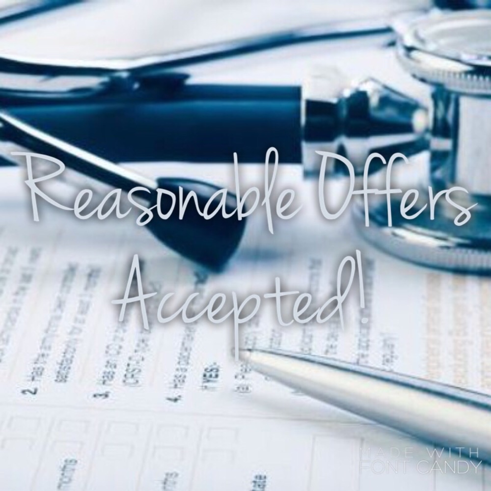 REASONABLE OFFERS ACCEPTED